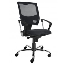 Кресло для персонала Spring sync GTPHCh1 W01/T01, сетка/сендвич, цвет черный