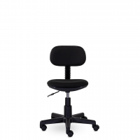 Кресло для персонала Эрго Б/п овалина пластик C11, ткань, цвет черный