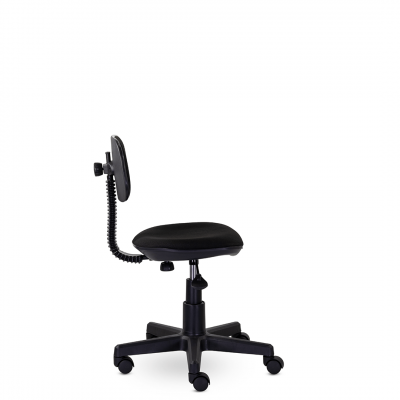 Кресло для персонала Эрго Б/п овалина пластик C11, ткань, цвет черный