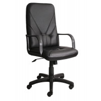 Кресло руководителя Manager DF PLN7 Light V4 кожзам, цвет черный