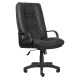 Кресло руководителя Minister PLN PU01 ЭкоКожа, цвет черный