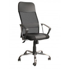 Кресло для персонала Master GTPH Ch1 W01/T01, сетка/сендвич/экокожа, цвет черный