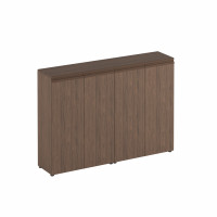 Шкаф для документов средний закрытый МК 324-2 ОТ орех тоскана