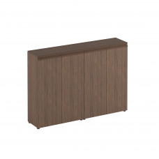 Шкаф для документов средний закрытый МК 324-2 ОТ орех тоскана