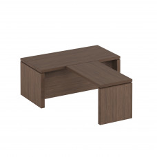 Стол руководителя с брифинг-приставкой МК-2 111+107 ОТ орех тоскана