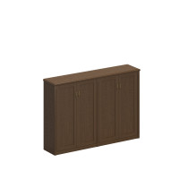 Шкаф для документов средний закрытый ПС 324 ДМ дуб мелвилл