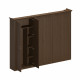 Шкаф комбинированный высокий (2 для документов + 1 для одежды комбинированный) ПС 358 ДМ дуб мелвилл