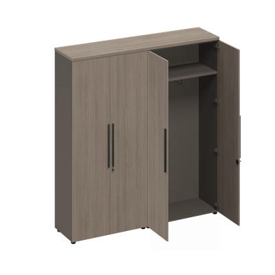 Шкаф комбинированный (закрытый-одежда) РС 323 ДЧ/ЛС дуб виченца/лава серая