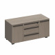 Тумба для оргтехники с замком с доводчиками РС 264 ДЧ/ЛС дуб виченца/лава серая