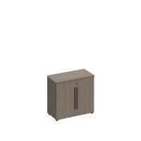 Шкаф для документов низкий закрытый РС 301 ДЧ/ЛС дуб виченца/лава серая