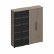 Шкаф для документов (стекло-одежда) РС 317 ДЧ/ЛС дуб виченца/лава серая