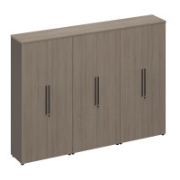 Шкаф для документов закрытый РС 329 ДЧ/ЛС дуб виченца/лава серая