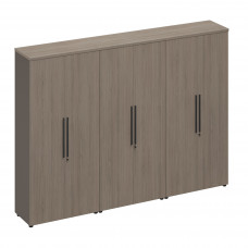 Шкаф для документов закрытый РС 329 ДЧ/ЛС дуб виченца/лава серая