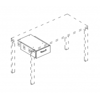 Тумба подвесная 1-ящичная (для стола 70) серия A4