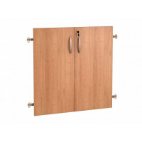 Двери ЛДСП 2 секции с замком Альфа 61.59