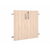 Двери ЛДСП 2 секции с замком Альфа 63.59