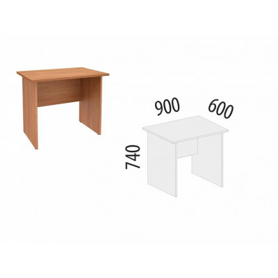 Стол компьютерный Альфа 61 262, Ольха