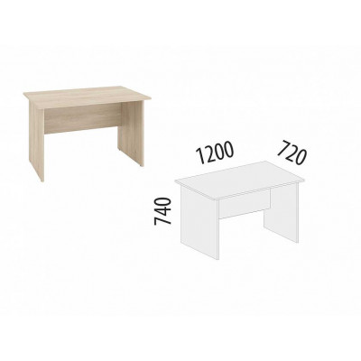 Стол Альфа 64.11, Дуб Кронберг