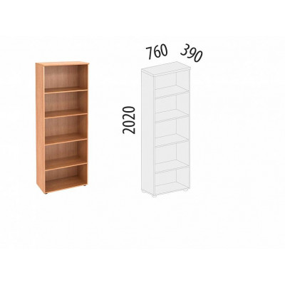 Стеллаж Альфа 61.40, Ольха