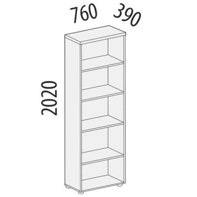 Стеллаж Альфа 61.40, Ольха