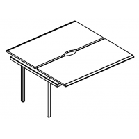 Секция станции (2х120) на каркасе МТ 1 скос Alta MT МР Б1 173.02-1 ВЛ Б вяз либерти/белый/вставка белая