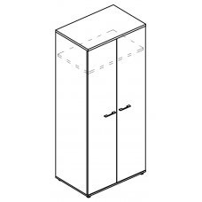 Шкаф для одежды глубокий (топ ДСП) МР 9411 ВЛ/ВЛ/ВЛ серия Alta вяз либерти/вяз либерти