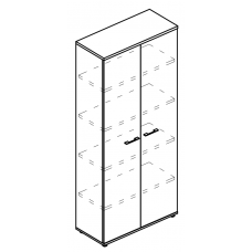 Шкаф для документов закрытый (топ ДСП) МР 9472 ВЛ/ВЛ/ВЛ серия Alta вяз либерти/вяз либерти