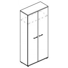 Шкаф для одежды (топ ДСП) МР 9407 ВЛ/ВЛ/ВЛ вяз либерти/вяз либерти