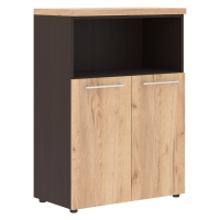 Шкаф с глухими малыми дверьми и топом ALTO AMC 85.3, Дуб Бофорд/Венге Магия