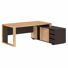 Стол руководителя ALTO ACT 1916R, Дуб Бофорд/Венге Магия