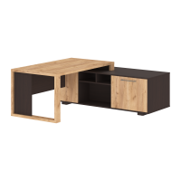 Стол руководителя ALTO ACT 1918R, Дуб Бофорд/Венге Магия