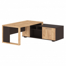 Стол руководителя ALTO ACT 2118R, Дуб Бофорд/Венге Магия