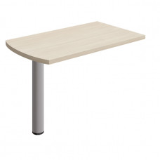 Брифинг-приставка на металлической опоре 304-003 ДШ, дуб шамони