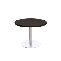 Стол для переговоров круглый на опоре-колонне В 323 ВГ, венге