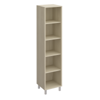 Стеллаж узкий высокий В 431-810 ДШ, дуб шамони