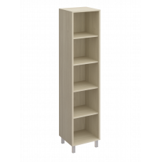 Стеллаж узкий высокий В 431-810 ДШ, дуб шамони