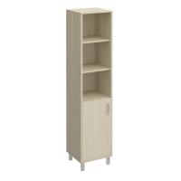 Шкаф узкий с низкой дверью В 431-811 ДШ, дуб шамони