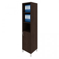 Шкаф для документов правый, дверь ДСП без замка + ниши Born 431-812 ВГ, венге