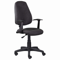 Кресло BRABIX Comfort MG-321, регулируемая эргономичная спинка, ткань, серое