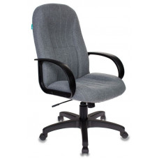 Кресло руководителя Бюрократ T-898AXSN серый 10-128 крестовина пластик