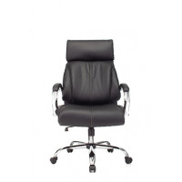 Кресло руководителя Бюрократ T-9904NSL черный Leather Venge Black искусственная кожа крестовина мета