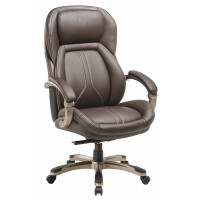 Кресло руководителя Бюрократ T-9919 коричневый рец.кожа/кожзам крестовина пластик пластик золото