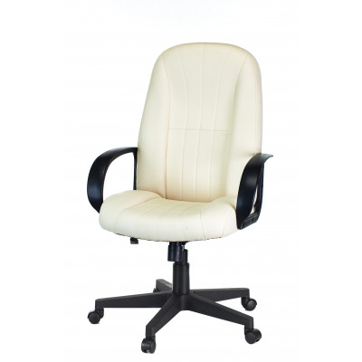 Кресло руководителя Бюрократ T-898AXSN слоновая кость Or-10 искусственная кожа крестовина пластик