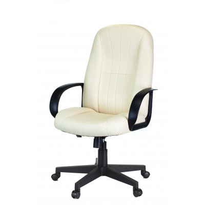Кресло руководителя Бюрократ T-898AXSN слоновая кость Or-10 искусственная кожа крестовина пластик