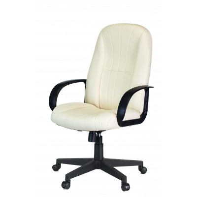 Кресло руководителя Бюрократ T-898AXSN слоновая кость Or-10 искусственная кожа крестовина пластик
