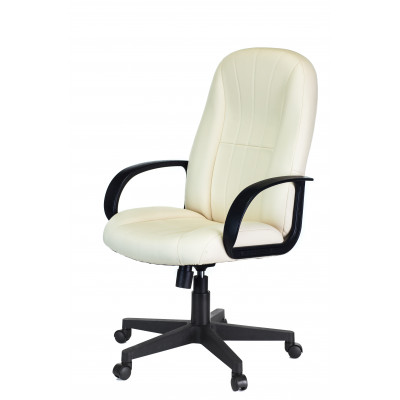 Кресло руководителя Бюрократ T-898AXSN слоновая кость Or-10 искусственная кожа крестовина пластик