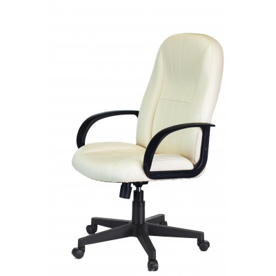 Кресло руководителя Бюрократ T-898AXSN слоновая кость Or-10 искусственная кожа крестовина пластик
