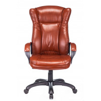 Кресло руководителя Бюрократ CH-879N коричневый Boroko-37 искусственная кожа крестовина пластик