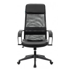 Кресло руководителя Бюрократ CH-608 черный TW-01 сиденье черный TW-11 искусст.кожа/сетка/ткань с под