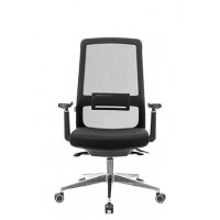 Кресло руководителя Бюрократ MC-915 черный TW-01 26-B01 сетка/ткань крестовина алюминий